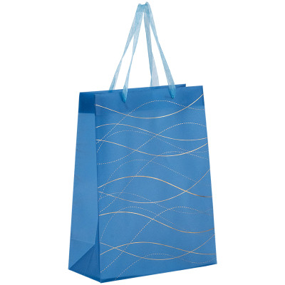 Подарунковий пакет Axent пластиковий Waves-2, 25х19 см (8503-30-A)
