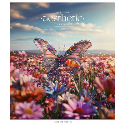 Зошит Школярик Aestetic life 48 аркушів лінія (048-3470L)
