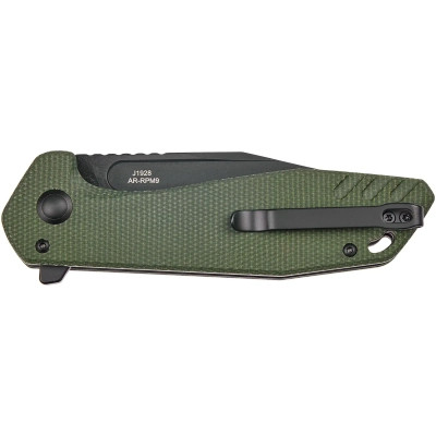 Ніж CJRB Riff BB Micarta Green (J1928-BMGN)