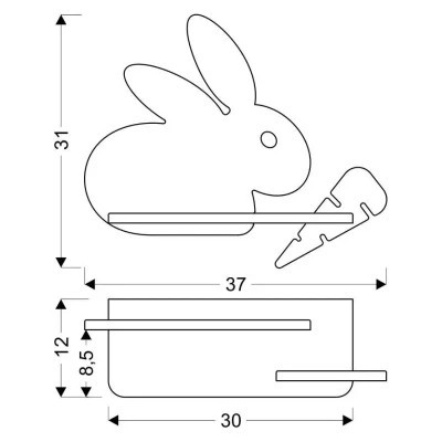 Світильник Candellux RABIT (21-85184)