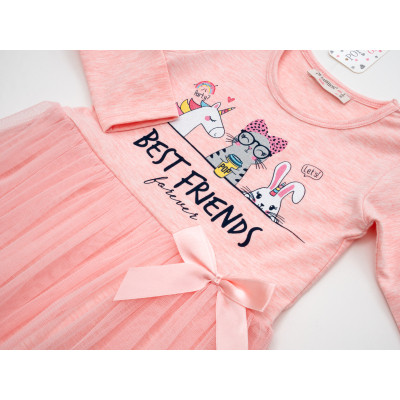 Плаття дитяче POP FASHION BEST FRENDS (6796-98G-peach)