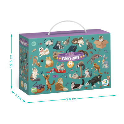 Пазл DoDo Кумедні коти, 100 елементів (300626)