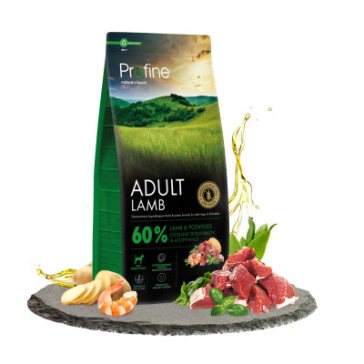 Сухий корм для собак Profine Lamb and Potatoes для дорослих собак всіх порід 12 кг (8595602570157)