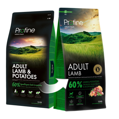 Сухий корм для собак Profine Lamb and Potatoes для дорослих собак всіх порід 12 кг (8595602570157)