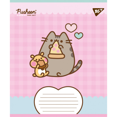 Зошит Yes Pusheen Weekend А5 12 аркушів клітинка (767607)