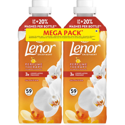 Кондиціонер для білизни Lenor Золота орхідея та ваніль 2 х 1.239 л (8700216880855)