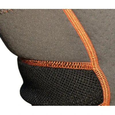 Фіксатор коліна MadMax MFA-297 Knee Support with Patella Stabilizer Dark Grey/Orange XL (MFA-297_XL)
