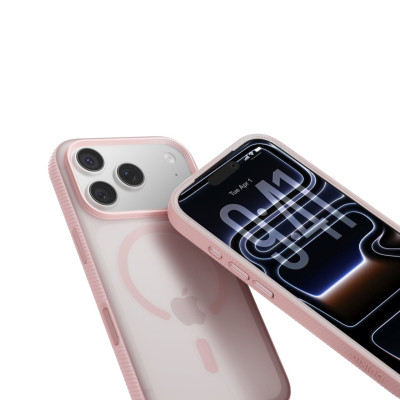 Чохол до мобільного телефона Belkin Magnetic Protective Grip iPhone 17 Pro Pink (MSA035HQPK)