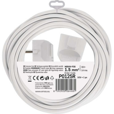 Мережевий подовжувач EMOS P0125R