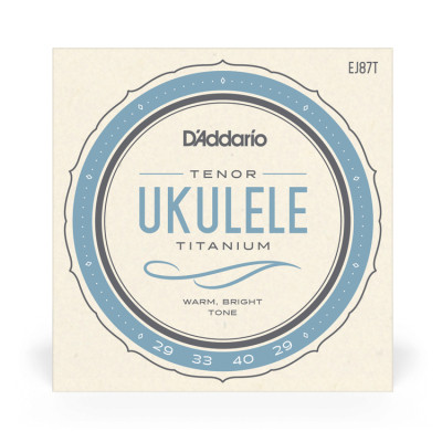 Струни для гітари D&#039;Addario Titanium Ukulele Tenor (EJ87T)