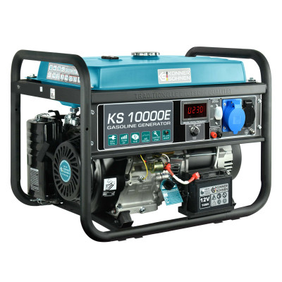 Генератор Konner&amp;Sohnen KS 10000E, 230В, 8кВт, електростартер, 85.5кг (KS10000E)