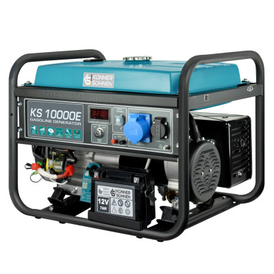 Генератор Konner&amp;Sohnen KS 10000E, 230В, 8кВт, електростартер, 85.5кг (KS10000E)