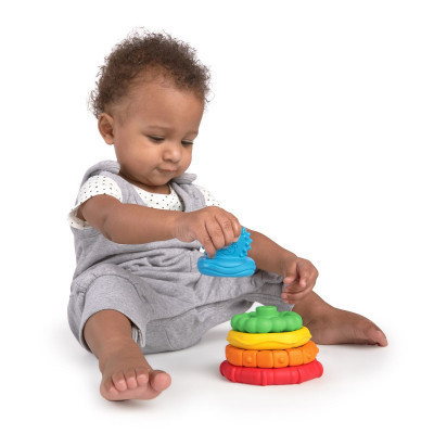 Розвиваюча іграшка Baby Einstein пірамідка Stack &amp; Teethe (12356)
