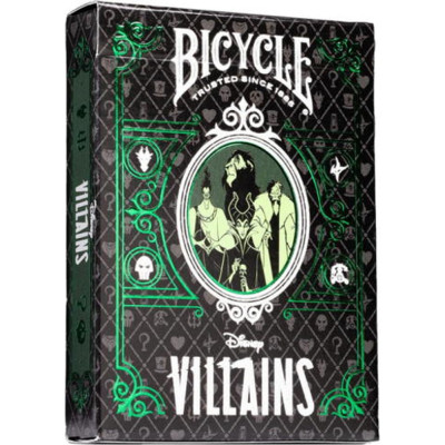 Гральні карти Bicycle Disney Villains (green) (ВР_БДВГ)