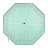 Парасоля Fulton L354-040898 Minilite-2 Minty Houndstooth (L354-040898)