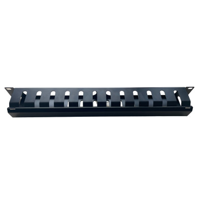 Кабельний організатор 19&quot; 1U гребінчатий, цільнометалевий GEAR (GCM-1U19INCH)
