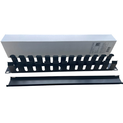 Кабельний організатор 19&quot; 1U гребінчатий, цільнометалевий GEAR (GCM-1U19INCH)