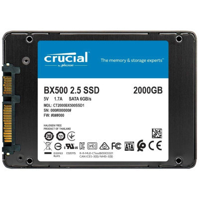 Накопичувач SSD 2.5&quot; 2TB Micron (CT2000BX500SSD1)