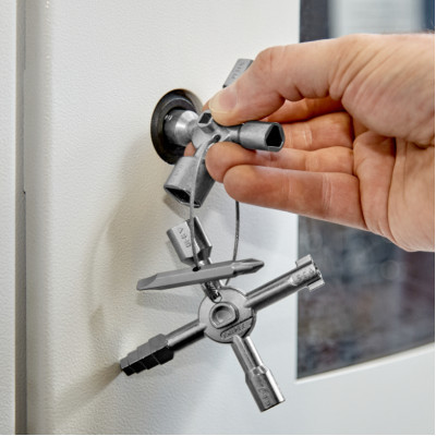 Ключ KNIPEX TwinKey для електрошаф (00 11 01)