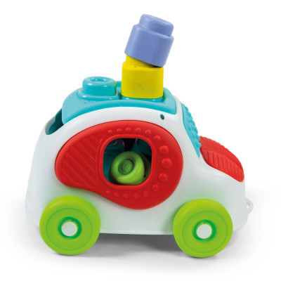 Розвиваюча іграшка Clementoni Машинка з конструктором Sensory Car, 8 деталей (17315)