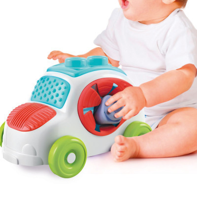 Розвиваюча іграшка Clementoni Машинка з конструктором Sensory Car, 8 деталей (17315)