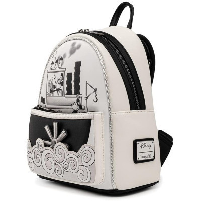 Рюкзак шкільний Loungefly Disney - Mickey Mouse Steamboat Willie Music Cruise Mini Backpack (WDBK1657)