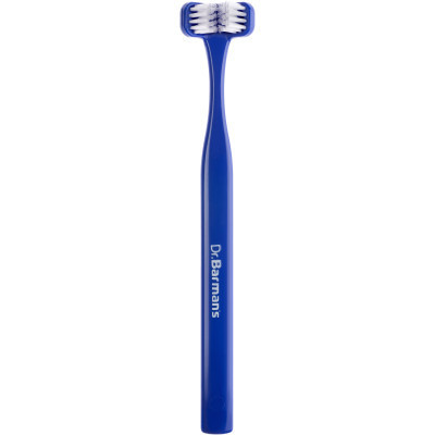 Зубна щітка Dr. Barman&#039;s Superbrush Regular Тристороння М&#039;яка Синя (7032572876212-dark-blue)