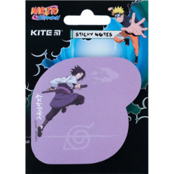 Папір для нотаток Kite з клейким шаром Naruto 70х70 мм, 50 аркушів (NR23-298-4)