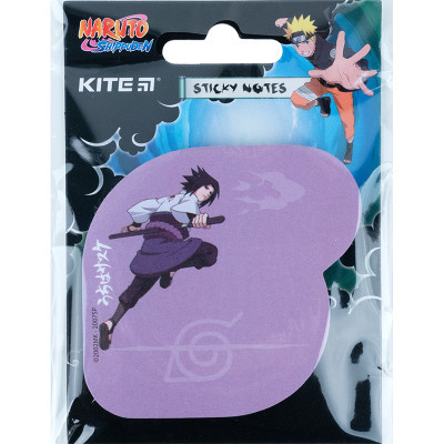 Папір для нотаток Kite з клейким шаром Naruto 70х70 мм, 50 аркушів (NR23-298-4)