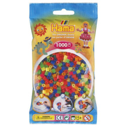 Набір для творчості Hama кольорових намистин 1000 шт термомозаіка (207-51)