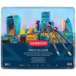 Олівці кольорові Derwent Procolour, 24 кольорів (5028252514637)