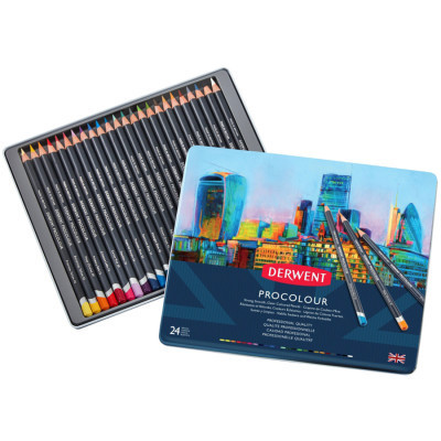 Олівці кольорові Derwent Procolour, 24 кольорів (5028252514637)