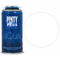 Фарба-аерозоль Pintyplus на водній основі Aqua, Біла, 150 мл (8429576248609)