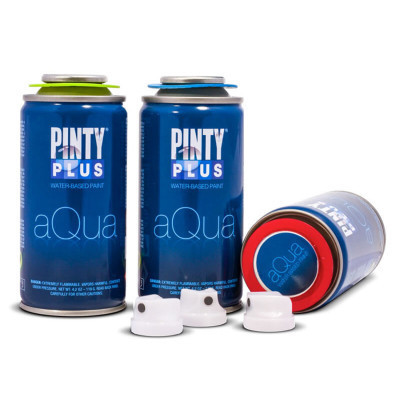 Фарба-аерозоль Pintyplus на водній основі Aqua, Біла, 150 мл (8429576248609)