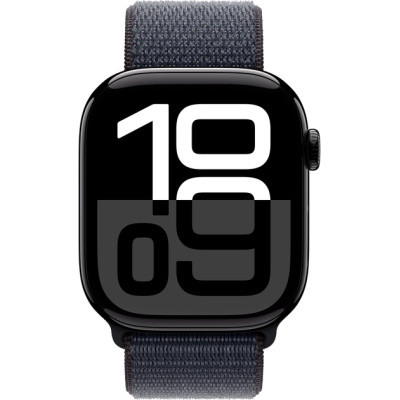 Смарт-годинник Apple Watch Series 10 GPS 46mm Jet Black Aluminium Case with Ink Sport Loop (MWWR3QH/A)