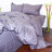Постільна білизна MirSon Satin Stripe 30-0011 Gray 220х240 King Size (2200005251577)