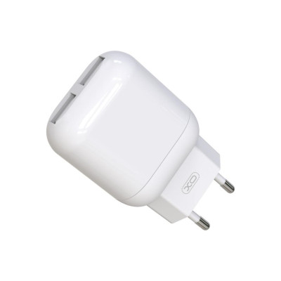Зарядний пристрій XO 2xUSB 2.4A + cable USB to USB-C white (L78-TC-WH)
