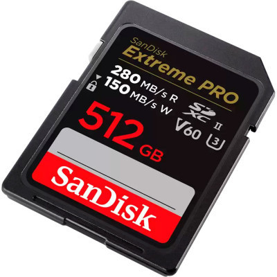 Карта пам&#039;яті SanDisk 512GB SDXC class 10 UHS-II U3 V60 (SDSDXEP-512G-GN4IN)