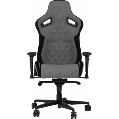 Крісло ігрове GT Racer X-0724 Fabric Gray/Black Suede