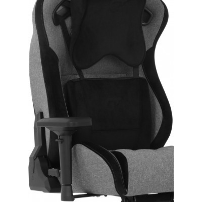 Крісло ігрове GT Racer X-0724 Fabric Gray/Black Suede