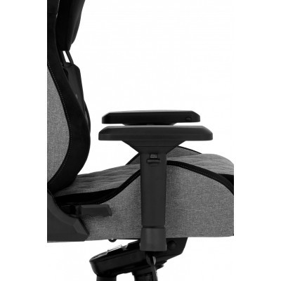 Крісло ігрове GT Racer X-0724 Fabric Gray/Black Suede