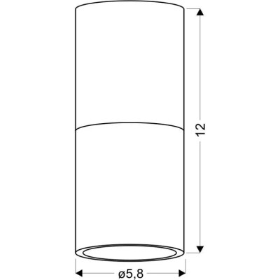 Світильник точковий Candellux 2273662 TUBA (2273662)