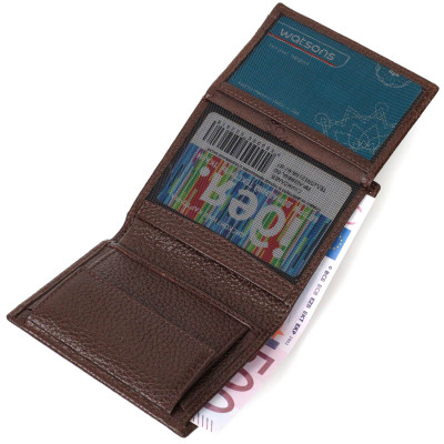 Гаманець Bond Accessories З натуральної шкіри Коричневий (21993)