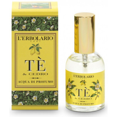 Парфумована вода L&#039;Erbolario Tè e Cedro Чай і Цитрон 50 мл (8022328503683)