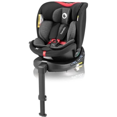 Автокрісло Lionelo Navy I-Size Black Red (LO-NAVY I-SIZE BLACK RED)