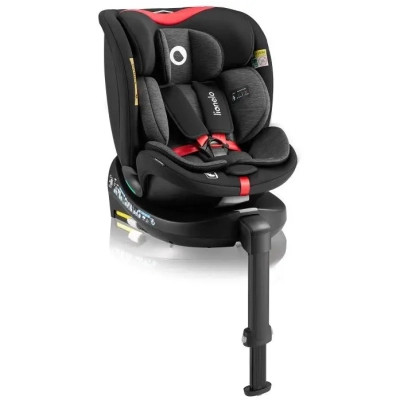 Автокрісло Lionelo Navy I-Size Black Red (LO-NAVY I-SIZE BLACK RED)