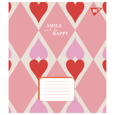 Зошит Yes Smile and be happy А5 36 аркушів лінія (767353)