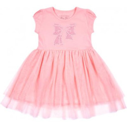 Плаття дитяче Breeze з бантиком з страз (6283-92G-peach)