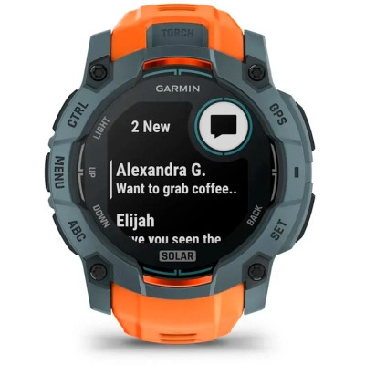 Смарт-годинник Garmin Instinct 3, 50mm, Solar, Twilight Bezel w/Solstice Band, GPS смарт-годинник (010-02935-01)