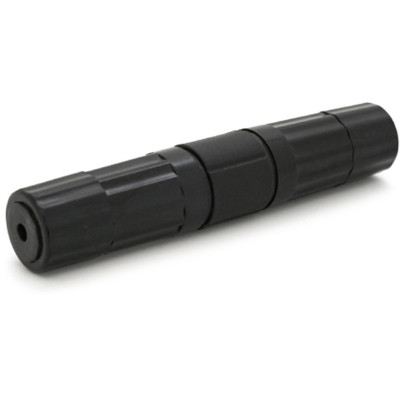 Зрощувач Voltronic 1+1 RJ45 UTP 5e 8P8C IP68, black (16628)